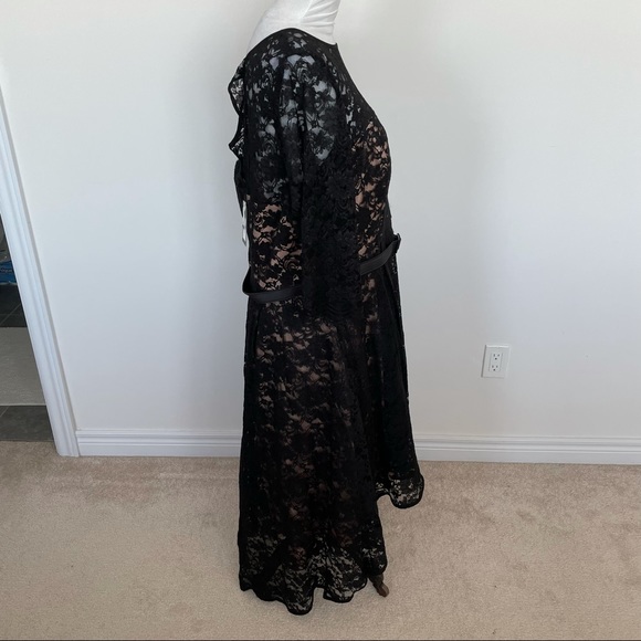 NWT CityChic Black & Tan lace dress - Picture 5 of 12